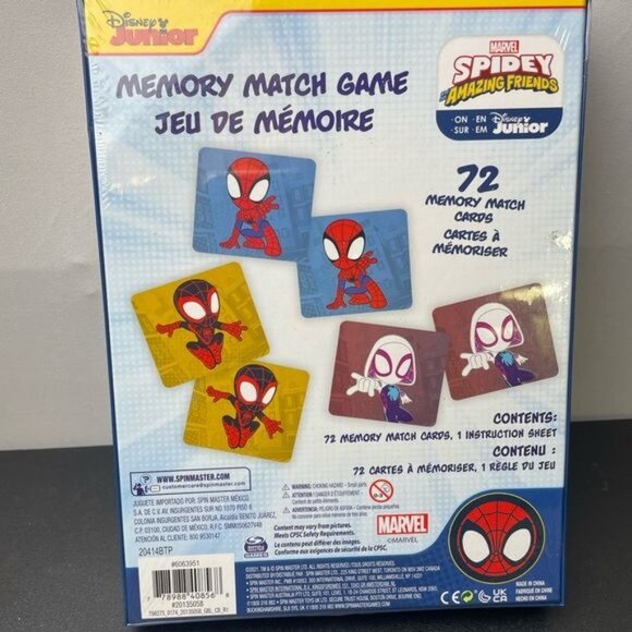 Disney Junior Marcel Spidey and his Amazing Friends Memory Card Game (#8827) - Picture 7 of 8
